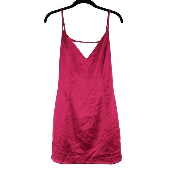 Superdown Nicole Open Back Cami Mini Dress SZ XS in Hot Pink - Picture 3 of 5